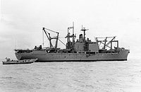 USS Durham (LKA 114) on 5 April 1975