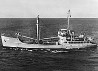 USS Ryer (AKL 9) on 14 October 1948