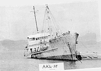 USS Alhena (AKL 38) circa 1959