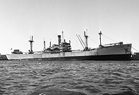USNS Lt James E Robinson (T-AKV 3) in the early 1950s