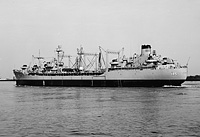 USS Hassayampa (AO 146) in June 1955