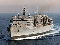 USS Supply (AOE 6) on 14 December 1993