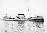 USNS Mission Dolores (T-AO 115) during the 1950s