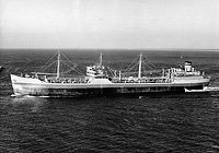 USNS Mission San Antonio (T-AO 119) during the 1950s