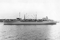 USNS Marine Adder (T-AP 193) in 1956