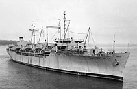 USNS Marine Lynx (T-AP 194) circa 1952