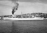 USNS Marine Lynx (T-AP 194) in 1956