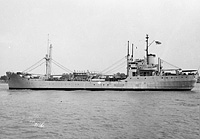 USNS Pvt Jose F Valdez (T-APC 119) circa the mid-1950s