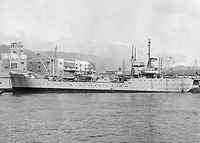USNS Sgt George D Keathley (T-APC 117) in January 1955