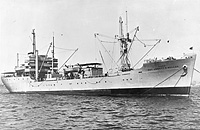 USNS Sgt Joseph E Muller (T-APC 118) during the 1950s