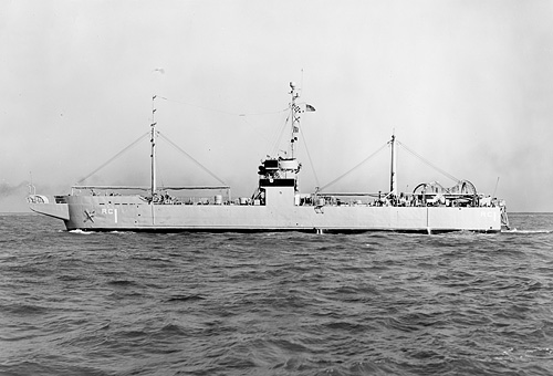 USS Portunus (ARC 1) on 22 August 1952.