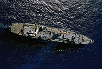 USS Hunley (AS 31) in August 1981