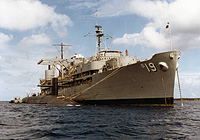 USS Proteus (AS 19) in April-May 1986
