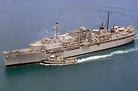 USS Proteus (AS 19) on 24 May 1980