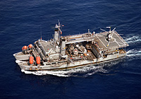 USS Ortolan (ASR 22) on 14 July 1979