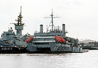 USS Ortolan (ASR 22) on 21 February 1984