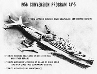 USS Albemarle (AV 5) P6M conversion drawing