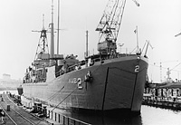 USS Tallahatchie County (AVB 2) on 2 January 1969