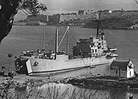 USS Tallahatchie County (AVB 2) in November 1968