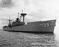 USS YAG 39 (YAG 39) on 7 December 1956